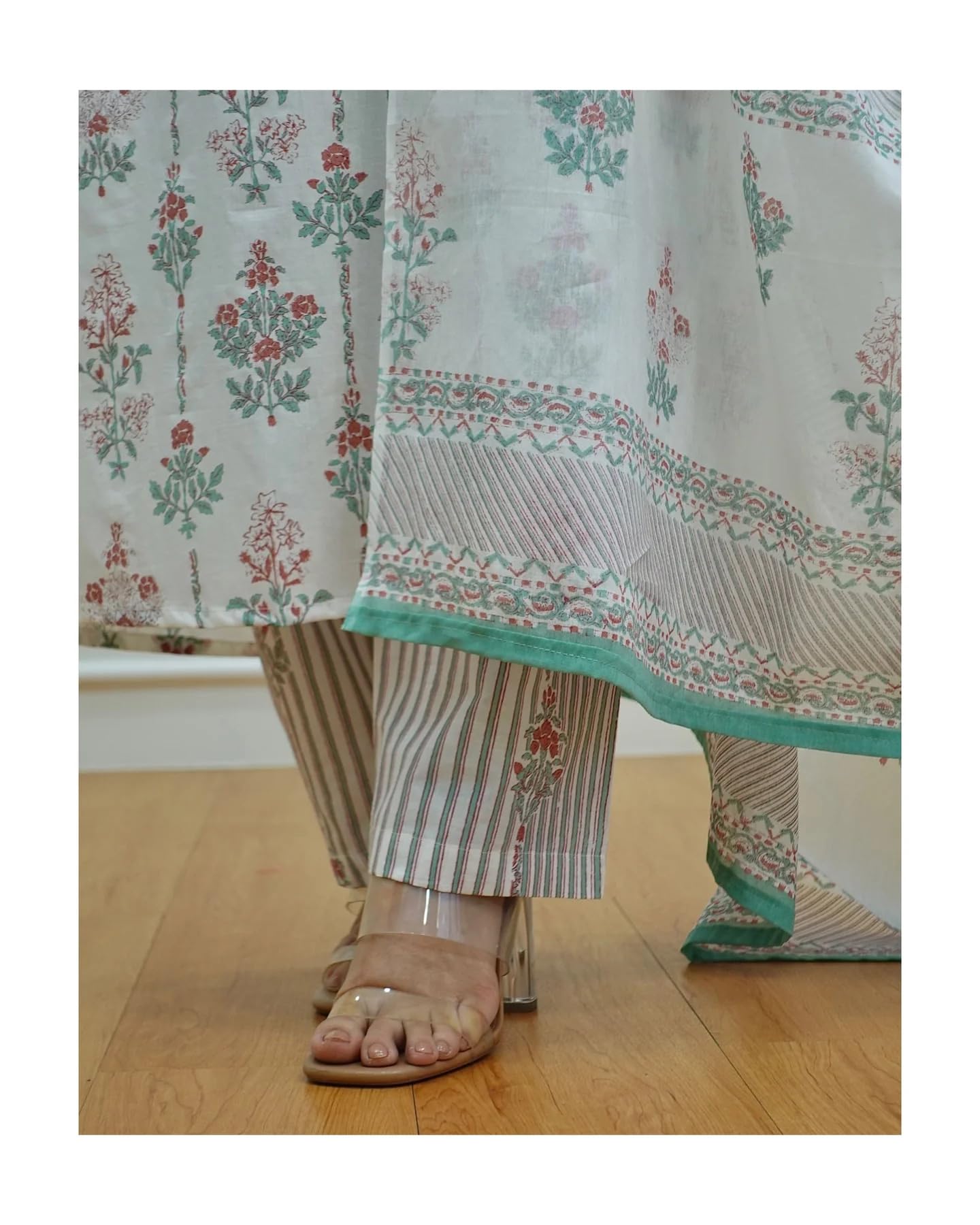 Printed Kurta and Pant set with Dupatta