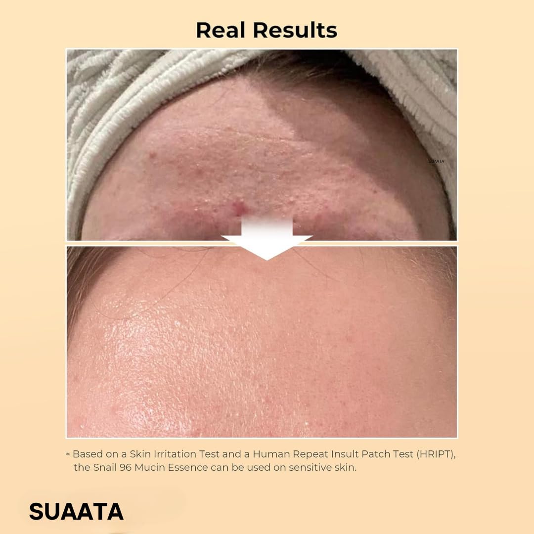 SUAATA Snail Mucin 96% Power Repairing Essence 3.38 fl.oz 100ml
