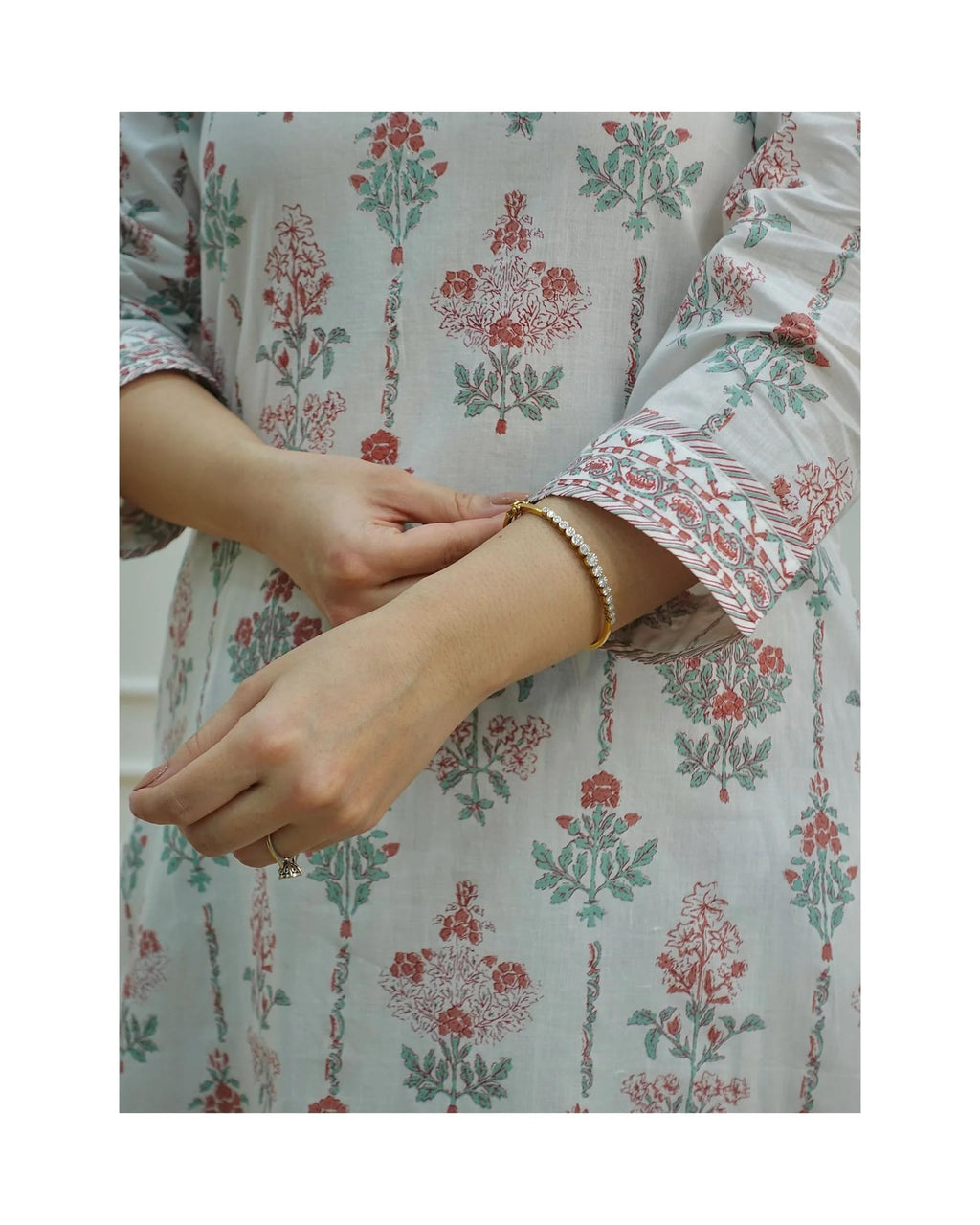 Printed Kurta and Pant set with Dupatta