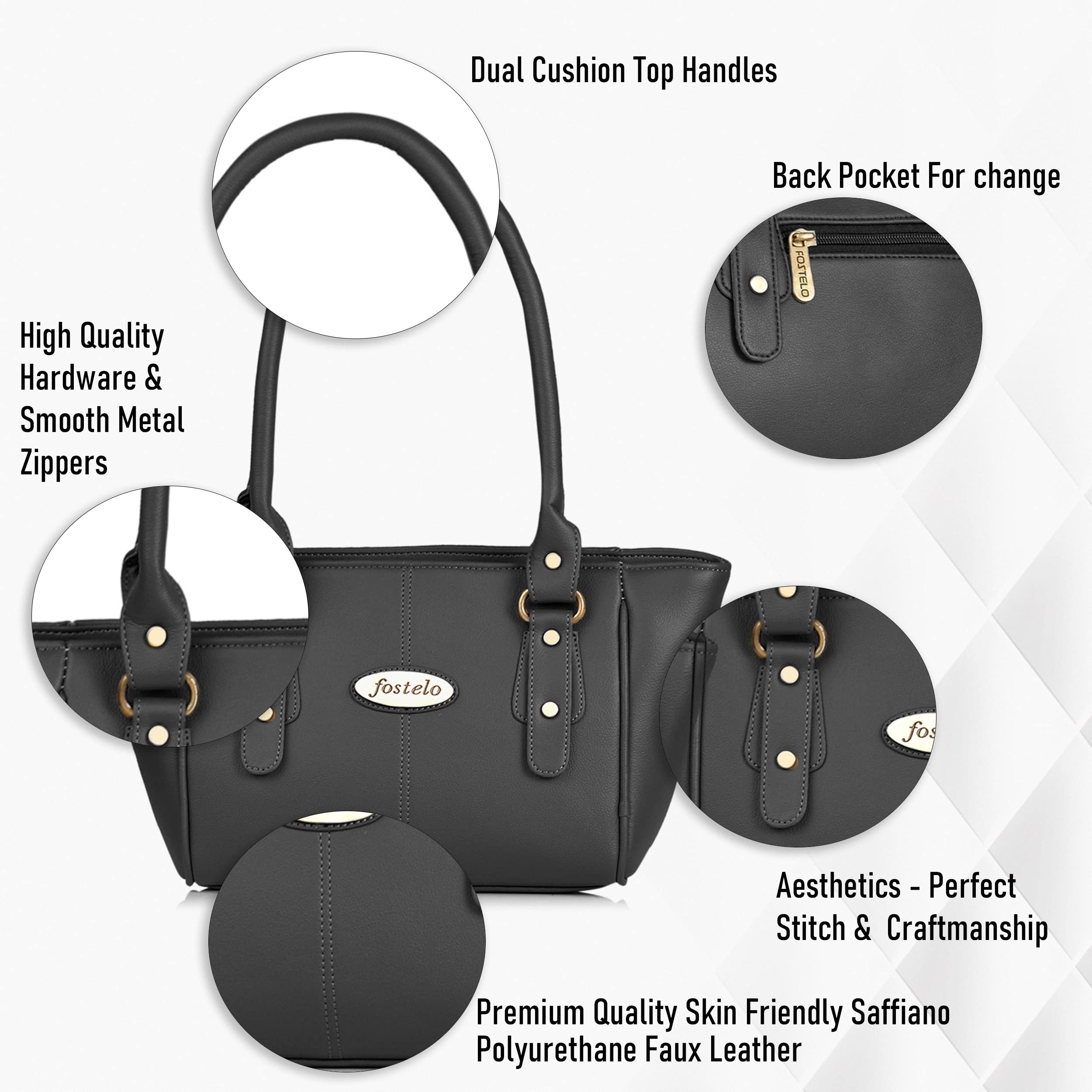 Women's Croatia Faux Leather Handbag (Medium)