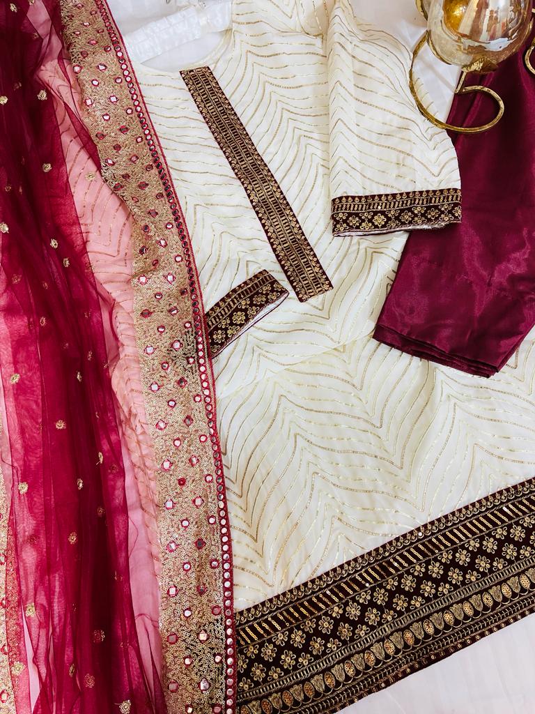 FROST WHITE FORMAL SUIT